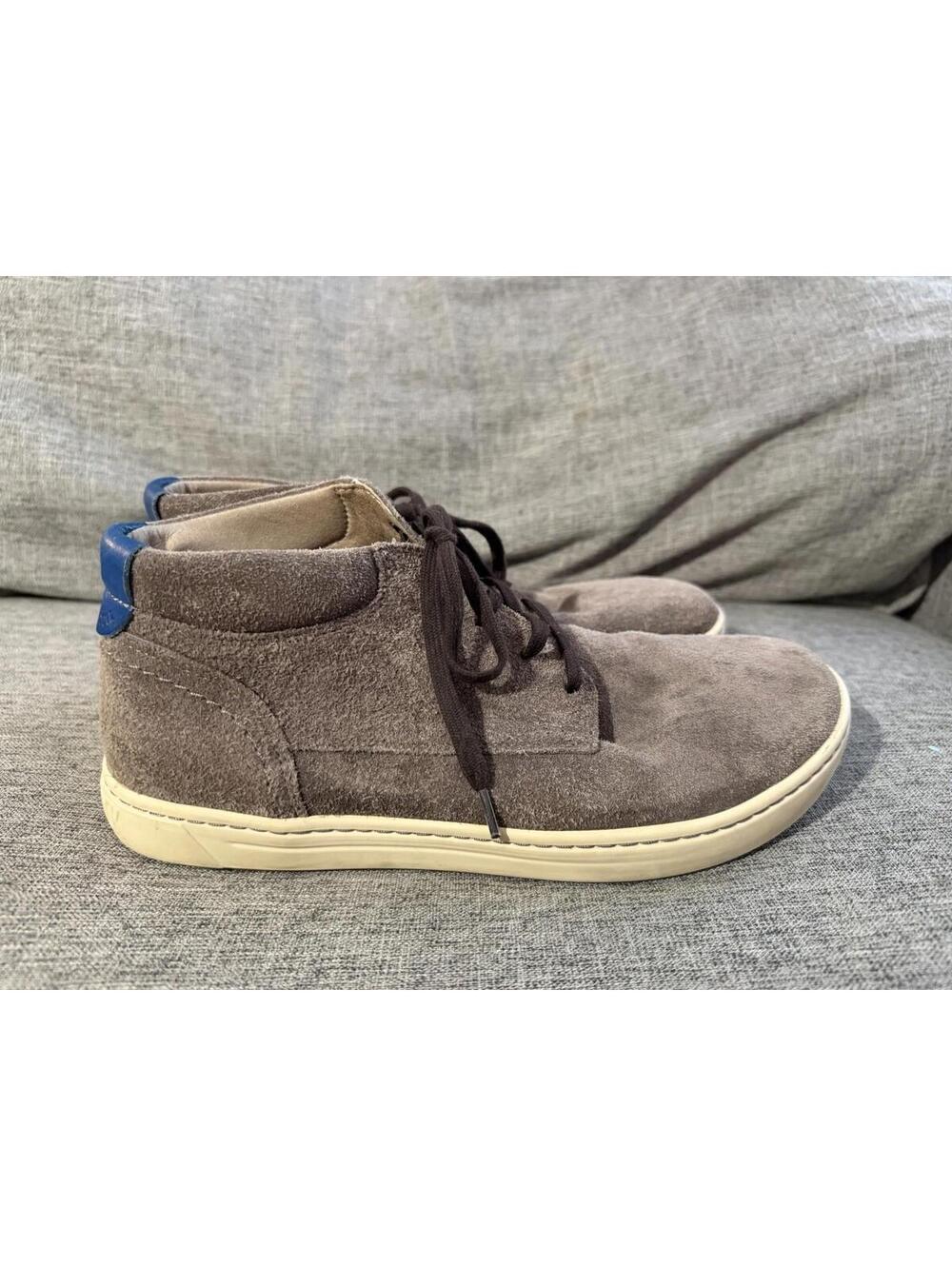Birkenstock Brandon Chukka Sneakers Womens 41 L US 10-10.5 Gray Suede Leather